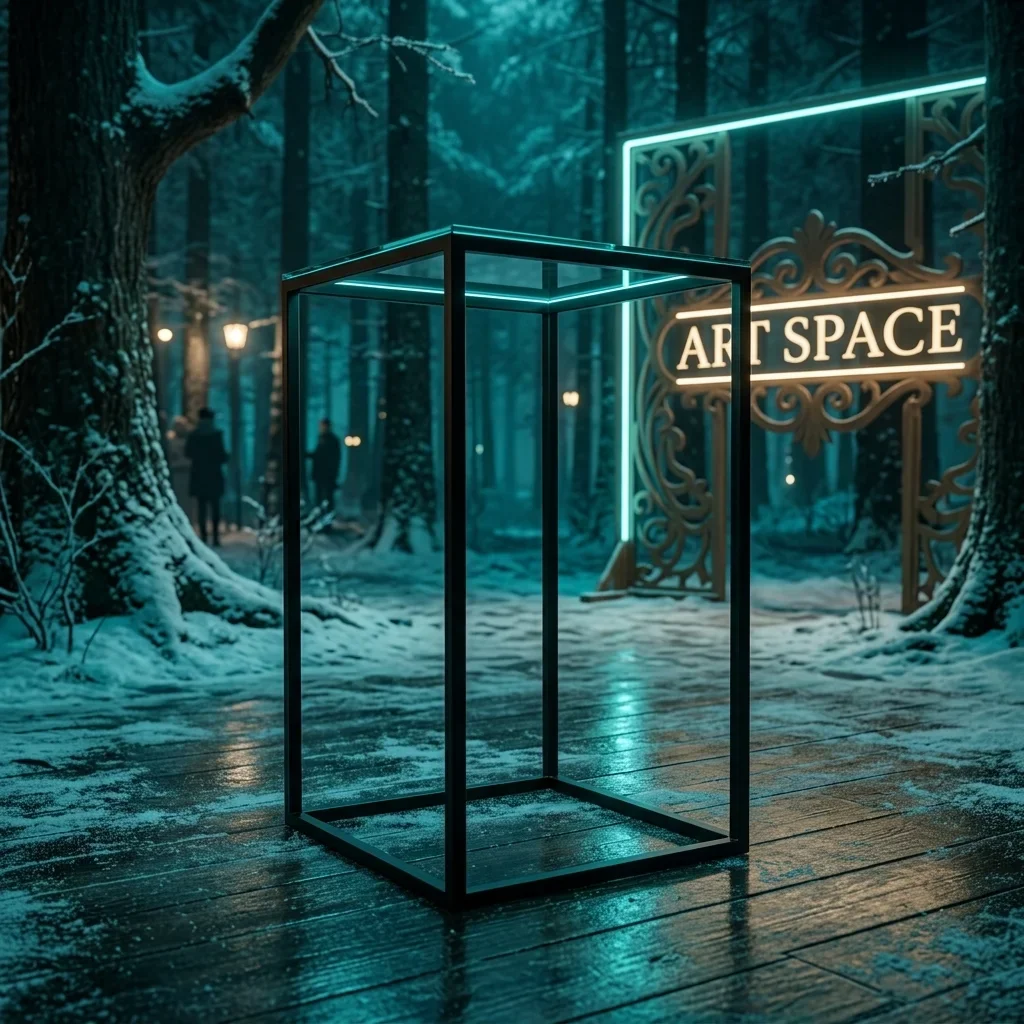 Аренда Барный стол Cube Black со стеклянной столешницей Сочи