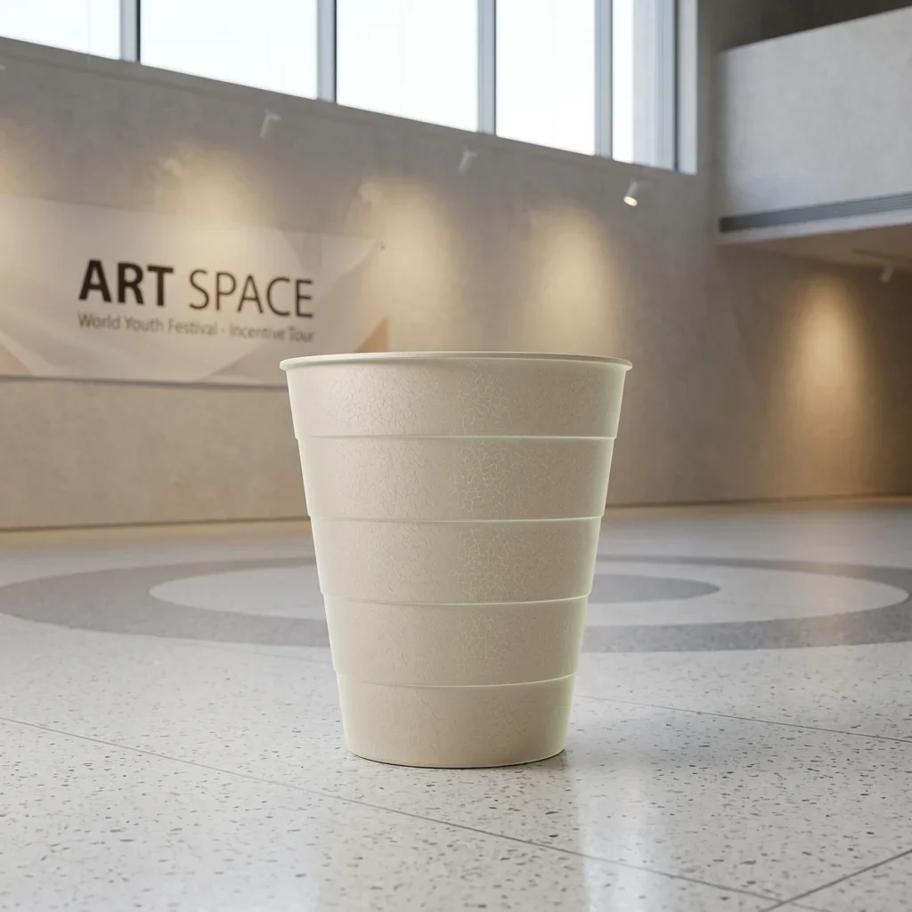 Аренда белой мусорной корзины в Сочи от ART SPACE