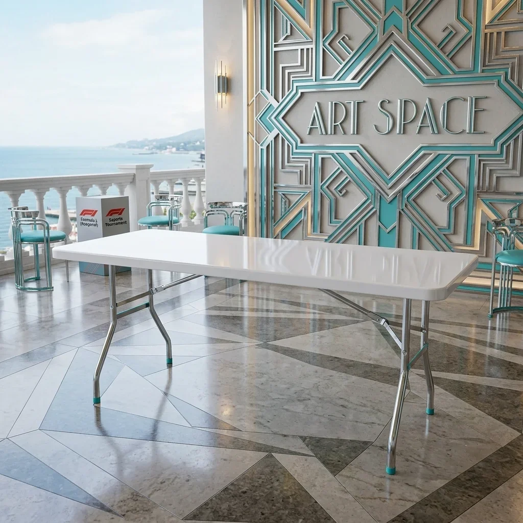 Аренда Белый стол для кейтеринга Сочи | ART SPACE