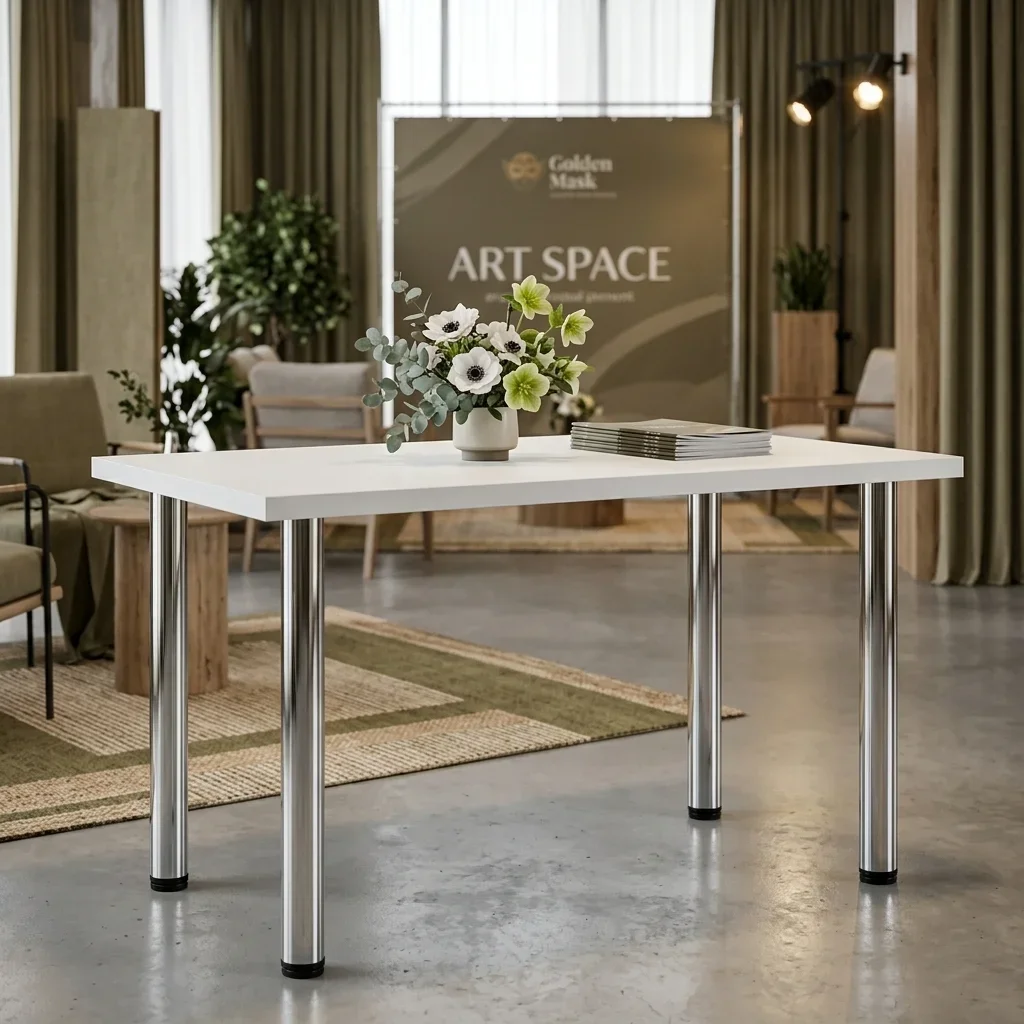 Аренда Белый стол Nossa 120 Сочи | ART SPACE
