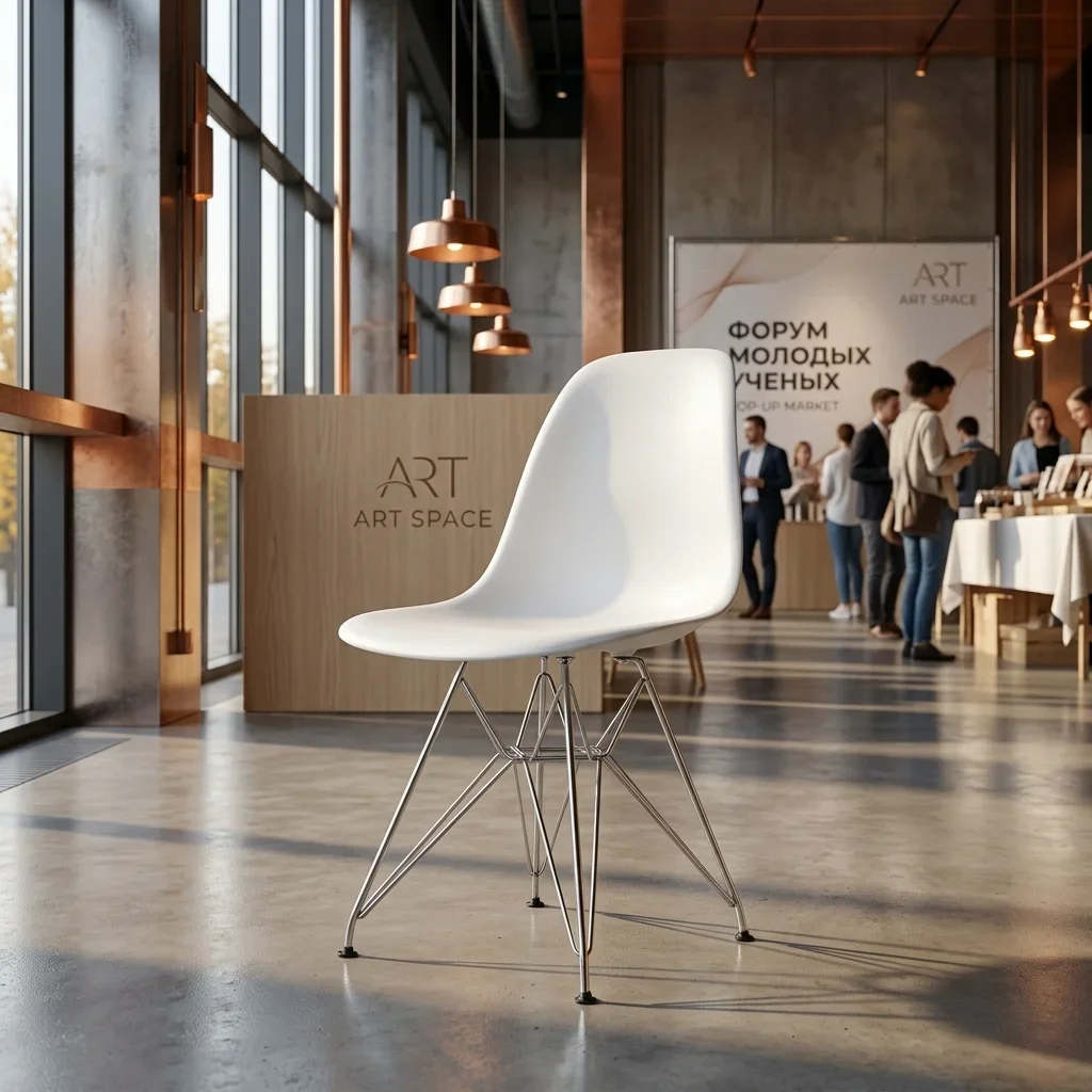 Аренда Белый стул Eames Metal Сочи