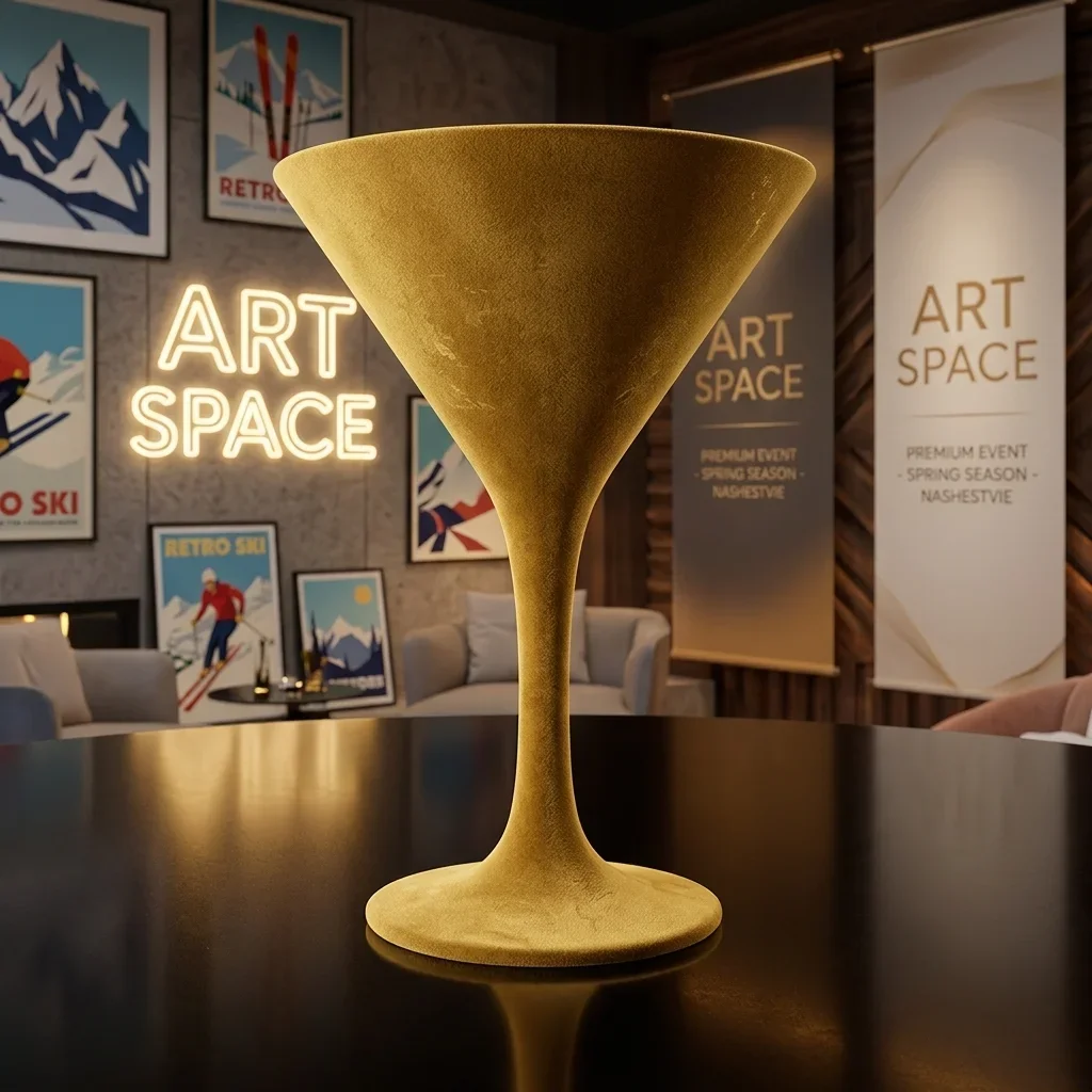 Аренда бокалов для мартини в Сочи ART SPACE
