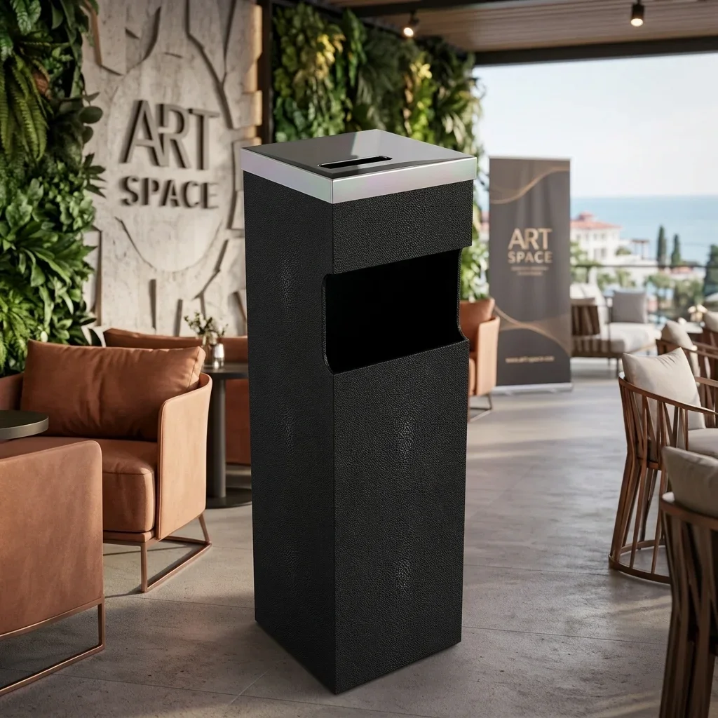Аренда Черная напольная пепельница Сочи ART SPACE