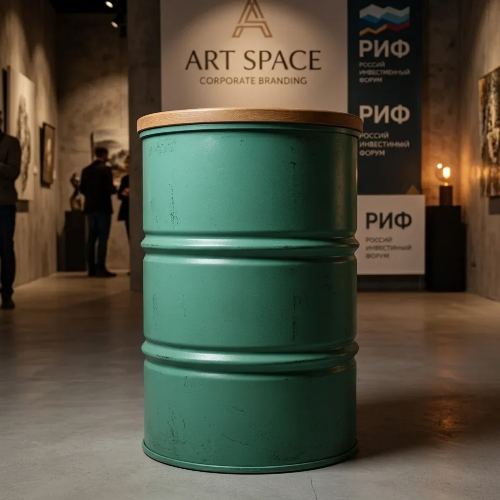 Аренда Черный стол-бочка Сочи в ART SPACE