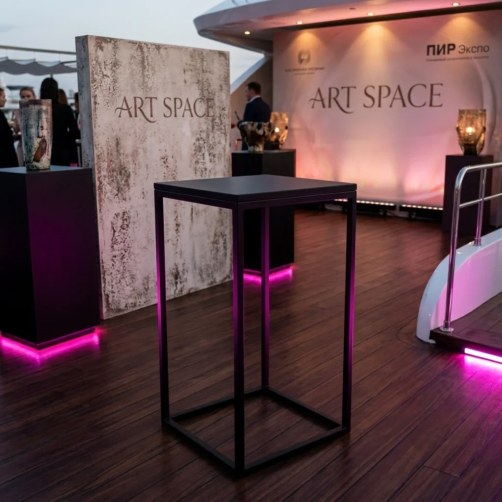 Аренда Черный стол Cube Сочи — ART SPACE
