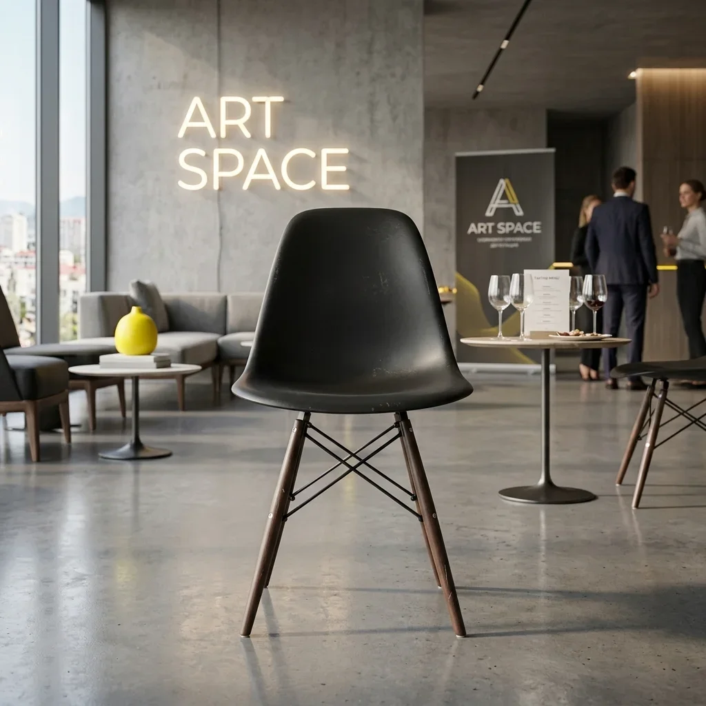 Аренда Черный стул Eames Style в Сочи — ART SPACE