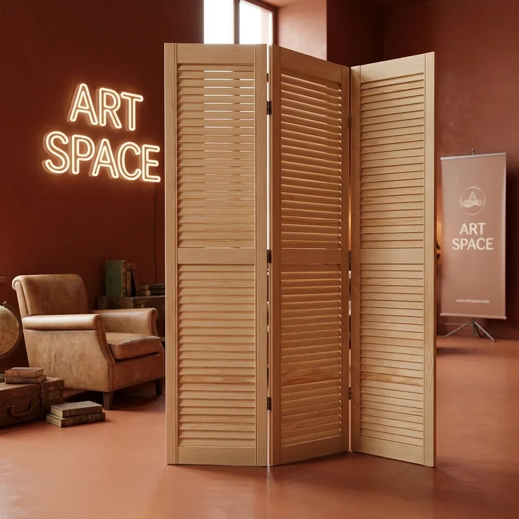 Аренда деревянной ширмы-перегородки в Сочи — ART SPACE
