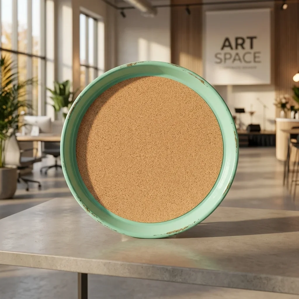Аренда круглого подноса с пробковым покрытием в Сочи