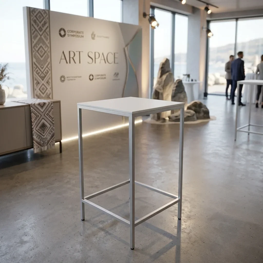 Аренда квадратного коктейльного стола Loft в Сочи — ART SPACE
