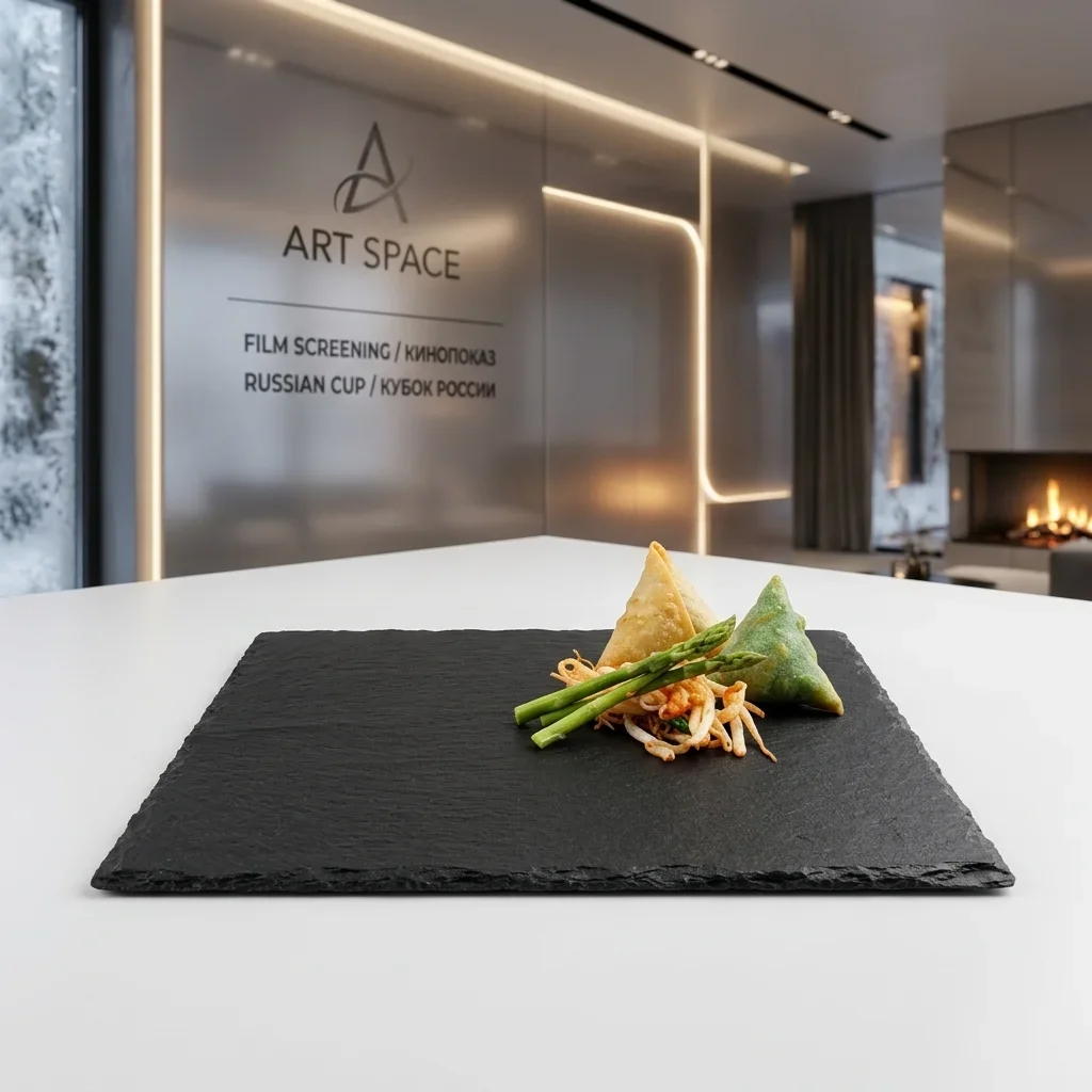 Аренда квадратного сланца из базальта в Сочи | ART SPACE