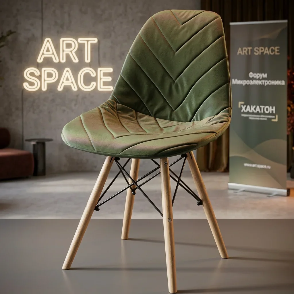 Аренда Мягкий зеленый стул Eames Сочи