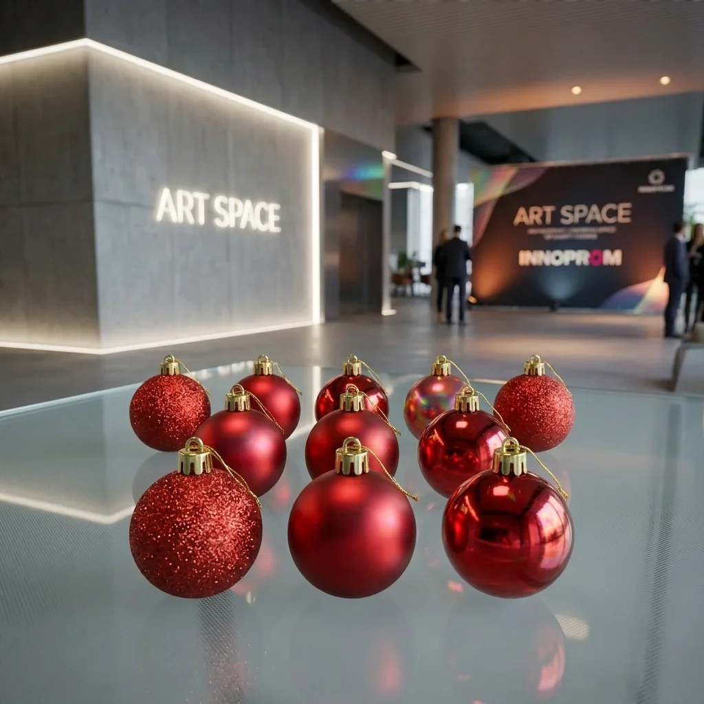 Аренда набора из 10 ёлочных игрушек в Сочи — ART SPACE