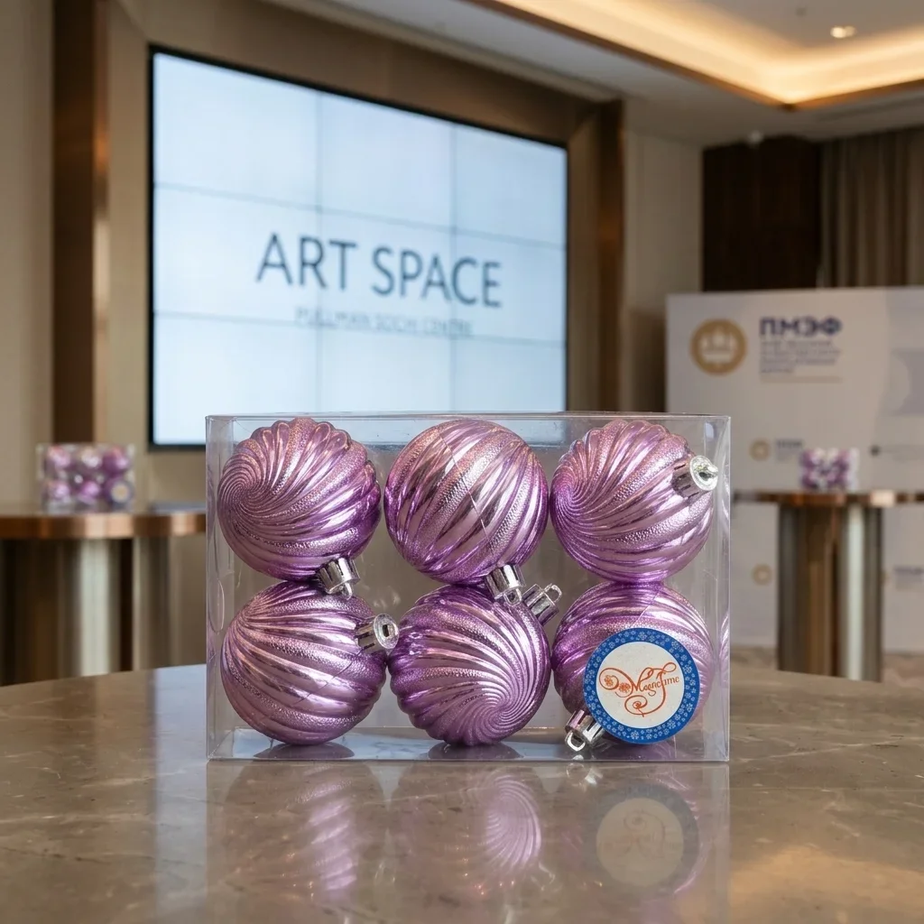 Аренда Набора из 6 ёлочных игрушек в Сочи | ART SPACE