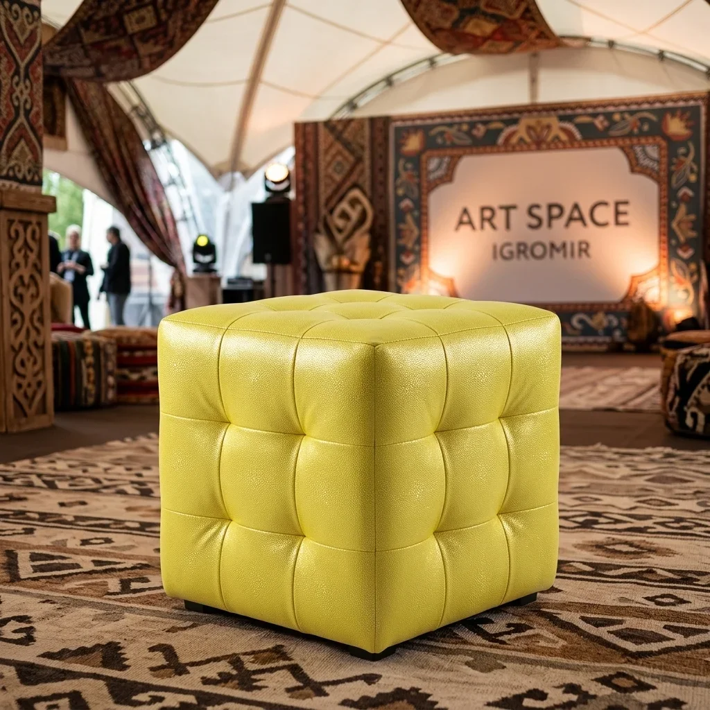 Аренда Оранжевый пуф Сочи в ART SPACE