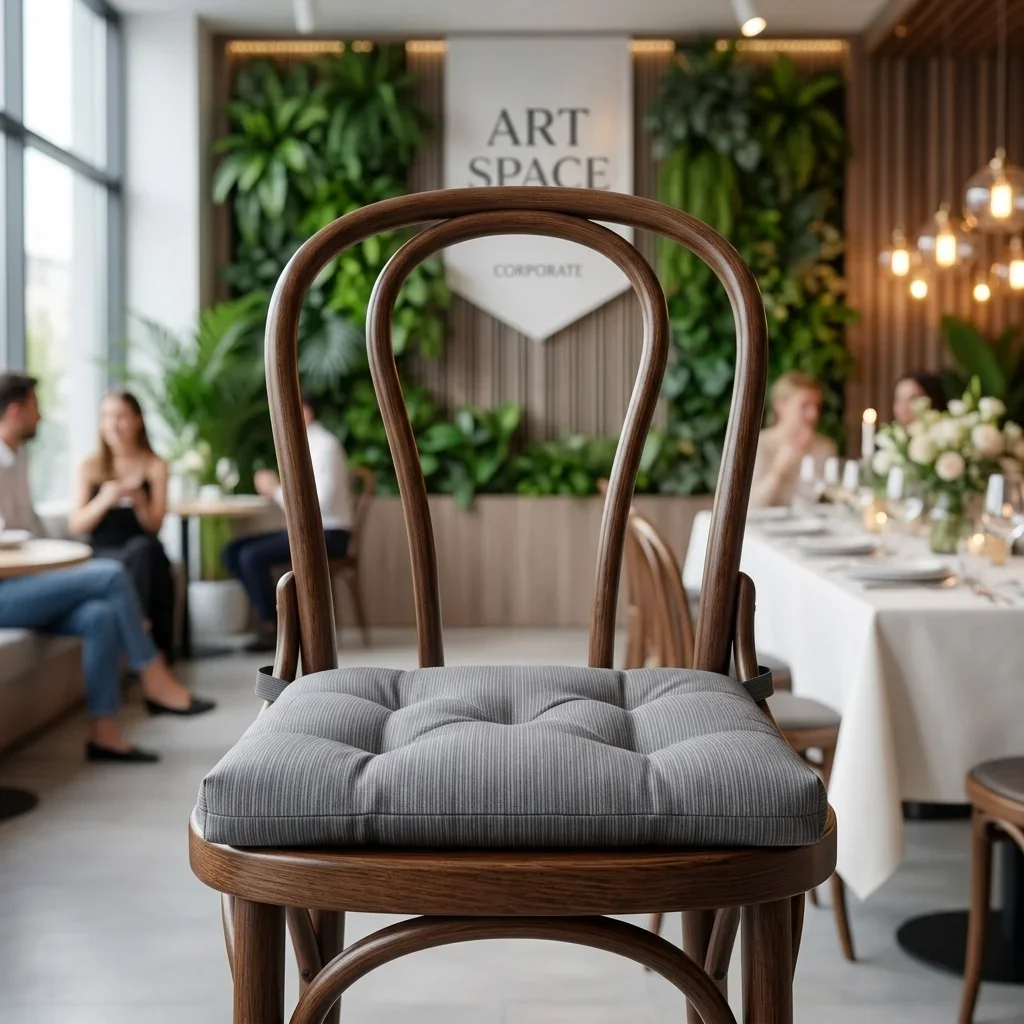 Аренда Серая подушка на стул Сочи ART SPACE