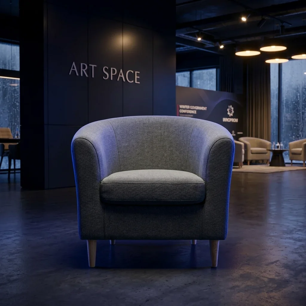 Аренда Серое кресло Shelby Сочи в ART SPACE