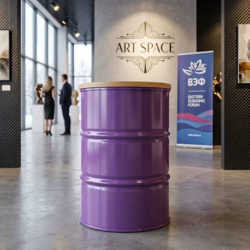 Аренда Синий стол-бочка Сочи: стильная мебель от ART SPACE
