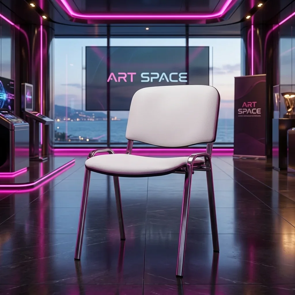 Аренда Стул Изо белый хром в Сочи — ART SPACE