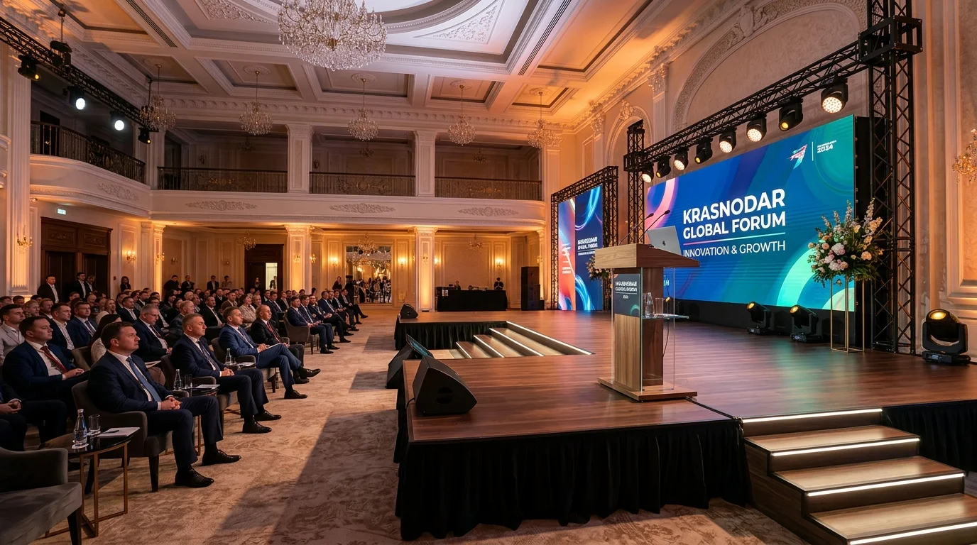 Прокат подиумов на мероприятие по Краснодару: надежные сценические решения от ART SPACE