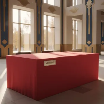 Аренда Скатерть стрейч красная 1,8 м в Университете «Сириус» — ART SPACE