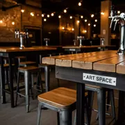 Аренда Мебель пивная в ресторане «Баран-Рапан» — ART SPACE