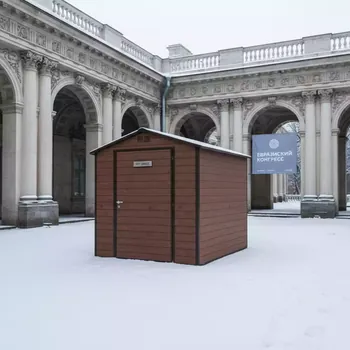 Аренда Сарай Дарвин 6х4 183х121 см коричневый в усадьбе Голицына — ART SPACE