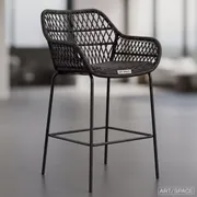 Аренда Стул барный плетеный Sorrento в Сочи Парк Отеле — ART SPACE