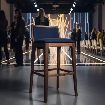 Аренда Стул барный Ува L орех синий в Cosmos Sochi Hotel — ART SPACE