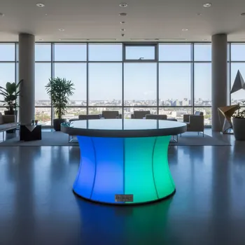 Аренда Стол светящийся Pacifico Round 220V RGB в Novotel Resort — ART SPACE