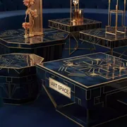 Аренда Комплекта кофейных столиков Nucleos в Ледовом дворце «Айсберг» — ART SPACE