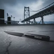 Аренда Нож столовый черный Франклин в Skypark Sochi — ART SPACE