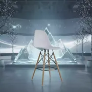 Аренда Стул барный дизайнерский Eames стиль DSW в ледовой арене «Шайба» — ART SPACE