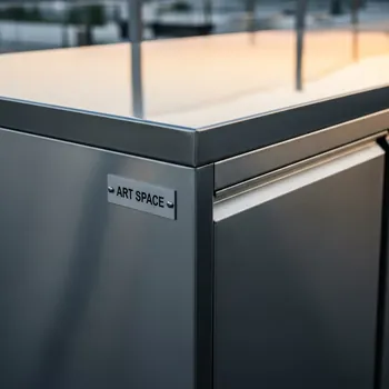 Аренда Столешница стальная на верх барной стойки Jumbo Bar Top в ресторане «D.O.M» — ART SPACE
