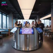 Аренда Демосистема напольная для планшета 7–10 дюймов в ресторане «La Terrazza» — ART SPACE