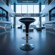 Аренда Стул барный Bomba черный в Cosmos Sochi Hotel — ART SPACE