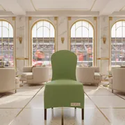 Аренда Чехол для стула салатовый стрейч в Red Arena — ART SPACE