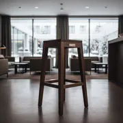 Аренда Табурет полубарный деревянный Jerry в Courtyard by Marriott Sochi — ART SPACE