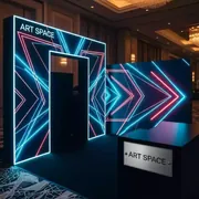 Аренда Фотозона угловая светодиодная 250х250 см в отеле Radisson Lazurnaya — ART SPACE