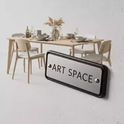 Аренда Комплекта деревянной мебели Ravona KD dinner 6 в Delta Sirius — ART SPACE