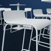 Аренда Стулья барные Bomba белые в Gamma Sirius — ART SPACE