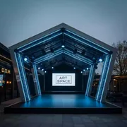 Аренда Сцена с крышей 14х10 в ресторане «D.O.M» — ART SPACE