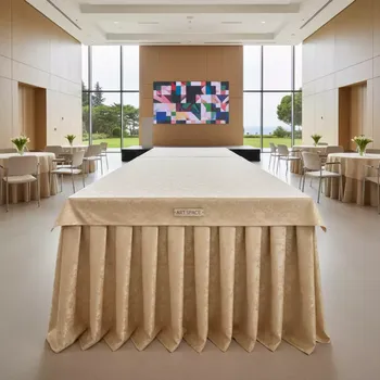 Аренда Скатерть прямоугольная шампань журавинка в Radisson Blu Resort & Congress Centre — ART SPACE