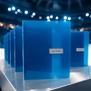 Аренда Обложки для переплета пластиковые прозрачные без текстуры A4 20 мм синие в ледовом дворце «Большой» — ART SPACE