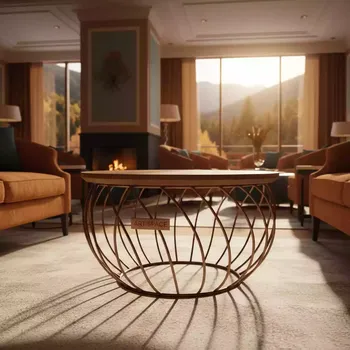 Аренда Столик металлический кофейный Spyro в Golden Tulip Rosa Khutor — ART SPACE