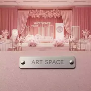 Аренда Оформление в нежно розовых тонах в гранд-отеле «Жемчужина» — ART SPACE