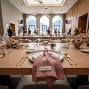 Аренда Салфетка муслиновая пыльно розовая Тирсо в Гранд Отель Поляна — ART SPACE