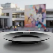 Аренда Тарелка закусочная Моно черная в комплексе «Дагомыс» — ART SPACE