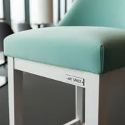 Аренда Стул полубарный Mint велюр Teddy морилка белая в Radisson Blu Resort & Congress Centre — ART SPACE