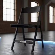 Аренда Стул складной Compact морилка черная в лофте «Студия 21» — ART SPACE