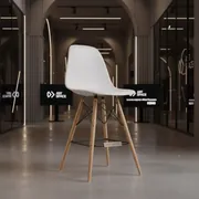 Аренда Барный стул белый Eames в этно-парке «Моя Россия» — ART SPACE